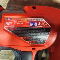 HOUSTON LOCATION - AS-IS (APPEARS LIKE NEW) MILWAUKEE FUEL 18-Volt Lithium-Ion Brushless Cordless 18-Gauge 1/4 in. Narrow Crown Stapler (Tool-Only)
