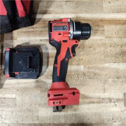 HOUSTON LOCATION - AS - IS Milwaukee 18V Lithium-Ion Brushless Cordless 1/2 in. Compact Drill/Driver with kit