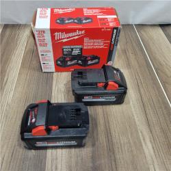 AS-IS Milwaukee M18 REDLITHIUM HIGH OUTPUT XC8.0 & M18 REDLITHIUM HIGH OUTPUT XC6.0 Battery 2 Pack - 48-11-1868