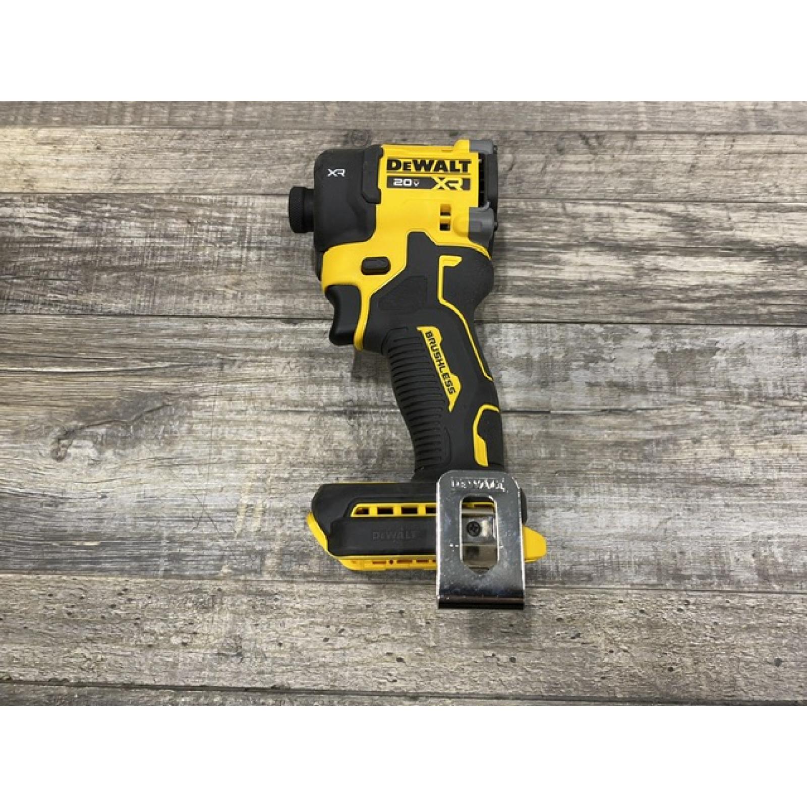 AS-IS DEWALT 20V XR Brushless Cordless 1/4 in. Quiet Hydraulic Impact Driver (Tool-Only)