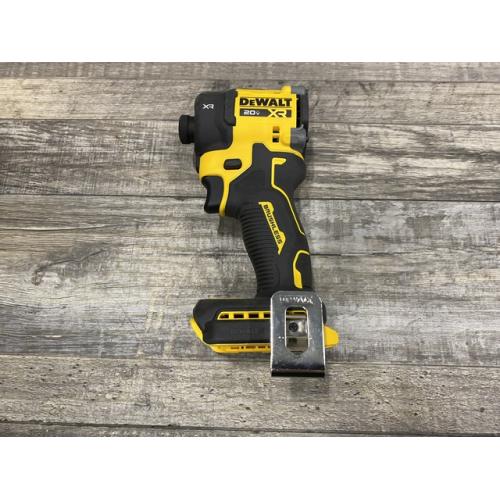 AS-IS DEWALT 20V XR Brushless Cordless 1/4 in. Quiet Hydraulic Impact Driver (Tool-Only)