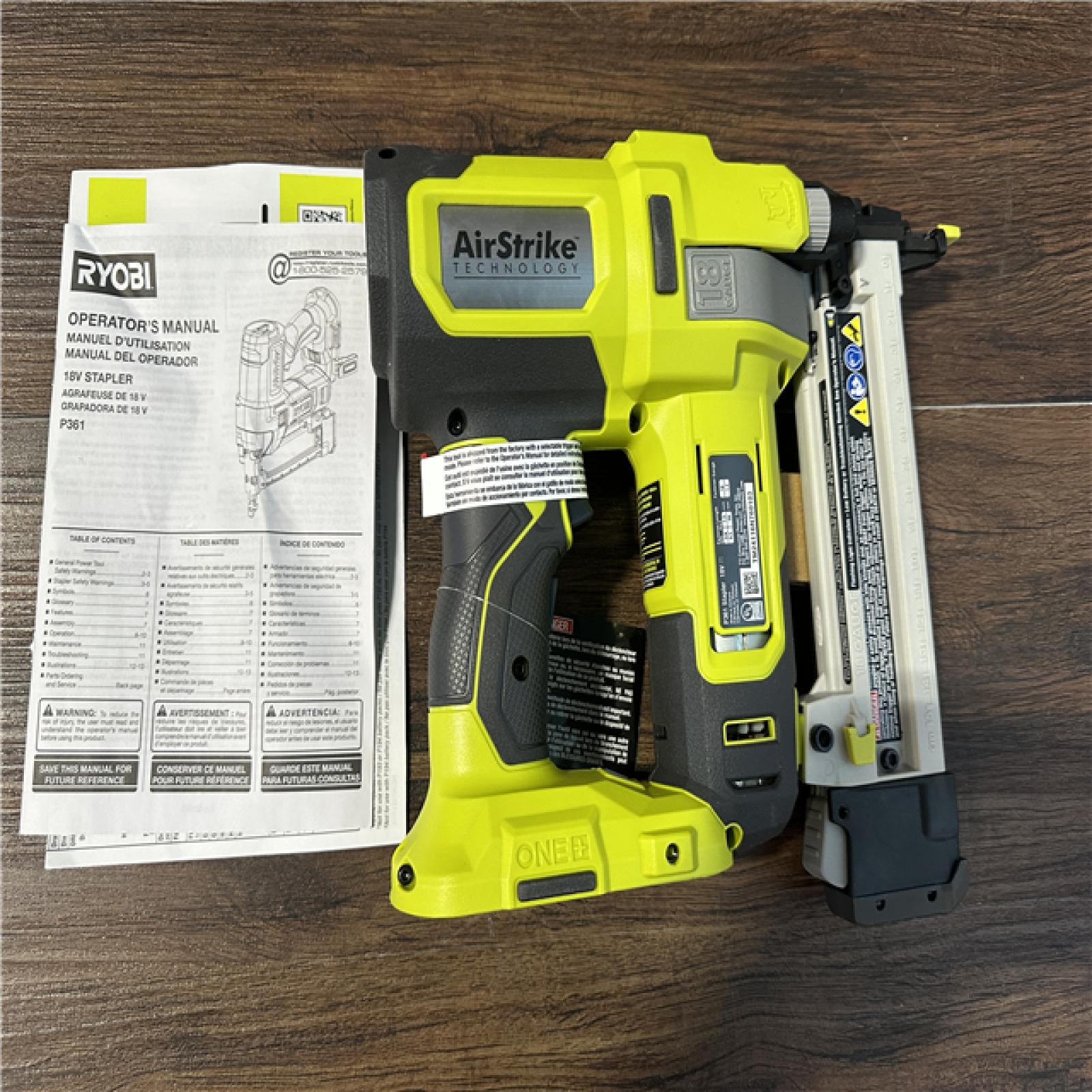 California NEW Ryobi 18V Narrow Crown Stapler (Tool Only)