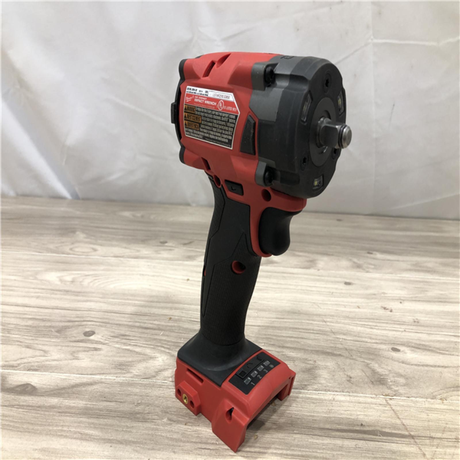 AS-IS Milwaukee FUEL GEN-3 18V Lithium-Ion Cordless 3/8 in. Compact Impact Wrench (Tool-Only)
