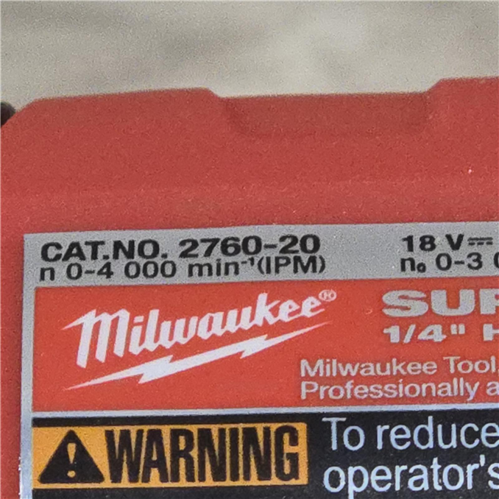 AS-IS Milwaukee 2760-20 - M18 Fuel Surge 18V Cordless Drill/Driver (Tool-Only)