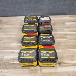 HOUSTON LOCATION - AS-IS DEWALT BATTERY PACK QTY - 8