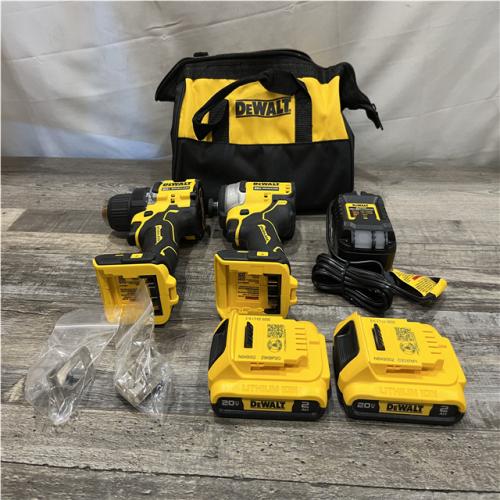 AS-IS DEWALT ATOMIC 20-Volt MAX Lithium-Ion Cordless Combo Kit
