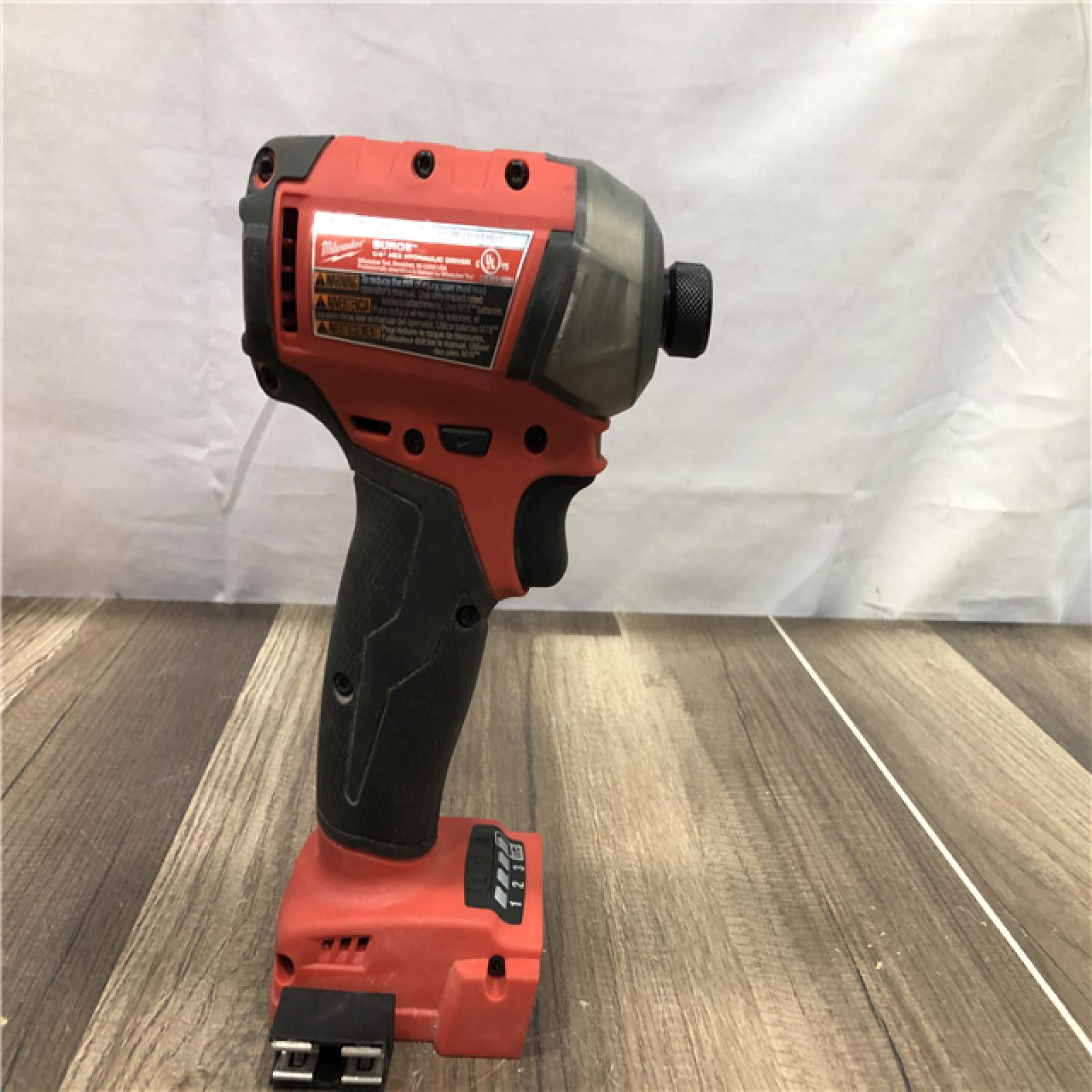 AS-IS Milwaukee  FUEL SURGE 18V Lithium-Ion Brushless Cordless 1/4 in. Hex Impact Driver (Tool-Only)