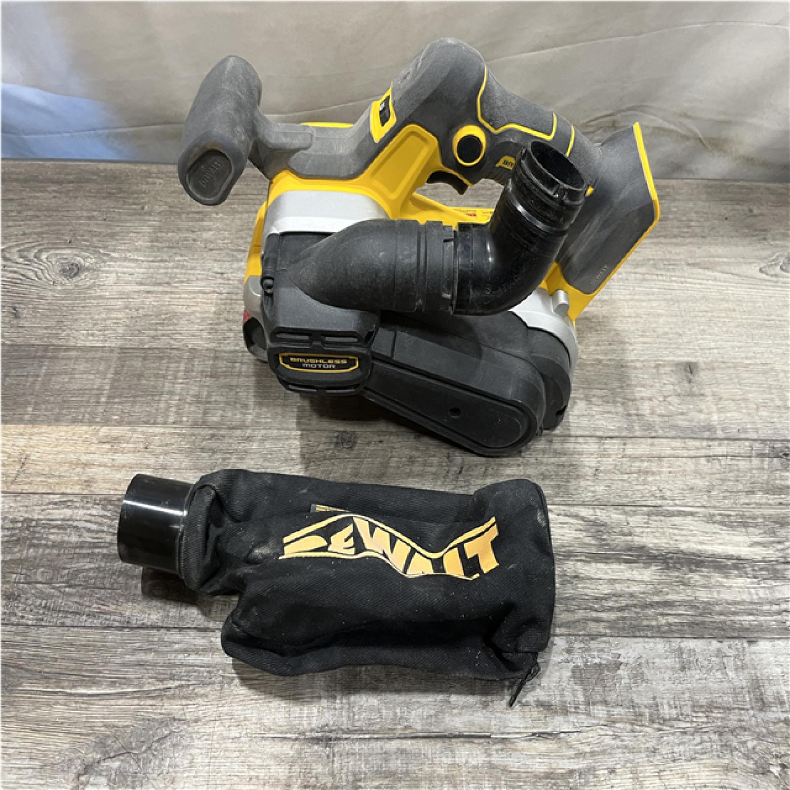 AS-IS DEWALT 20V MAX* XR Brushless Cordless Belt Sander (Tool-Only)