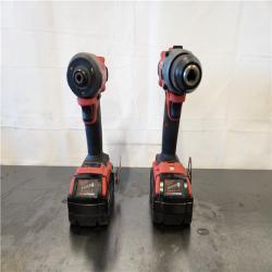 AS-IS- Milwaukee FUEL 18V Lithium-Ion Brushless Cordless Hammer Drill and Impact Driver Combo Kit