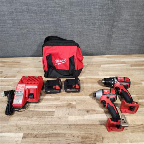 HOUSTON LOCATION - AS-IS Milwaukee M18 Brushed Cordless (2-Tool) Drill/Driver and Impact Driver Kit