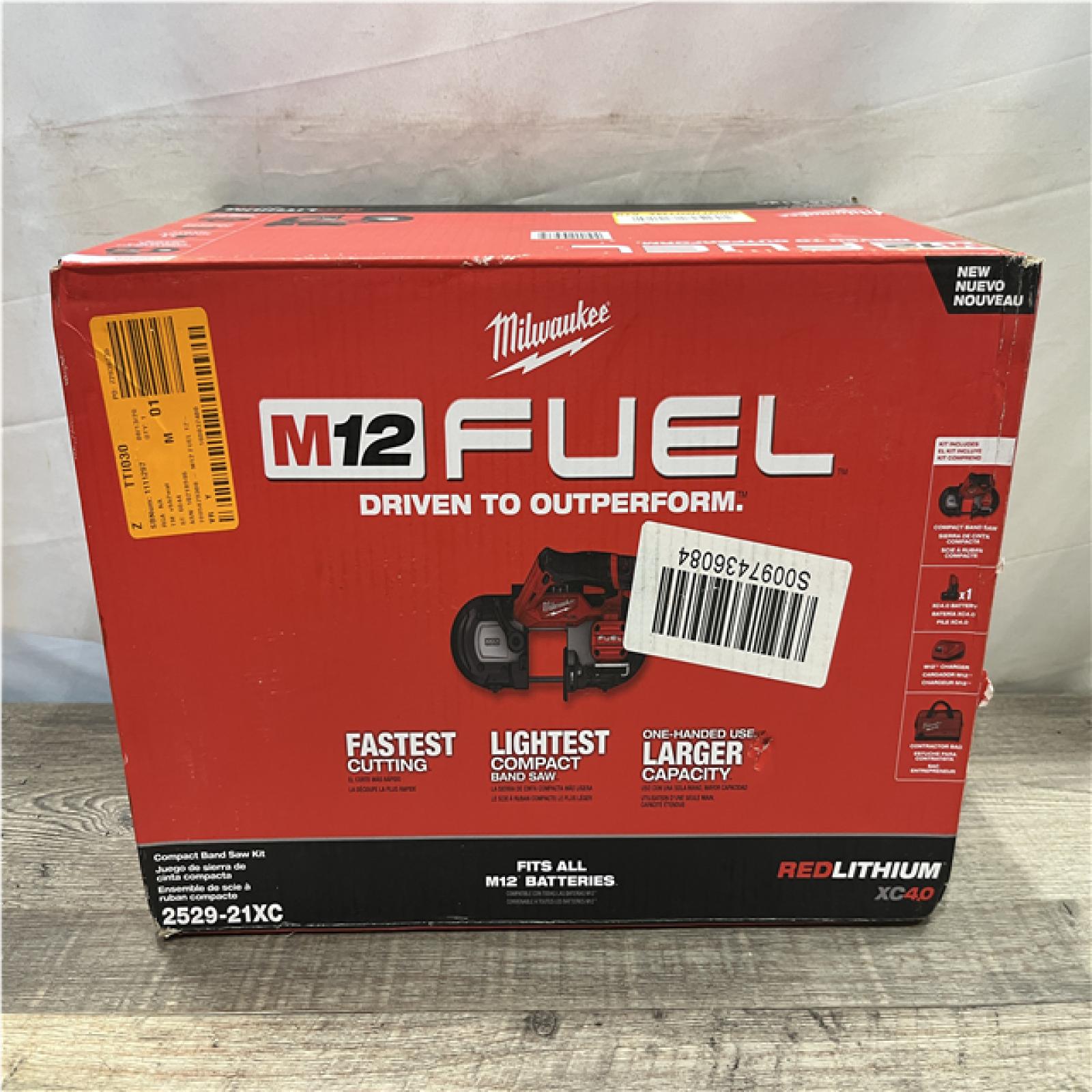 NEW - Milwaukee FUEL 12V Lithium-Ion Cordless Compact Band Saw XC Kit