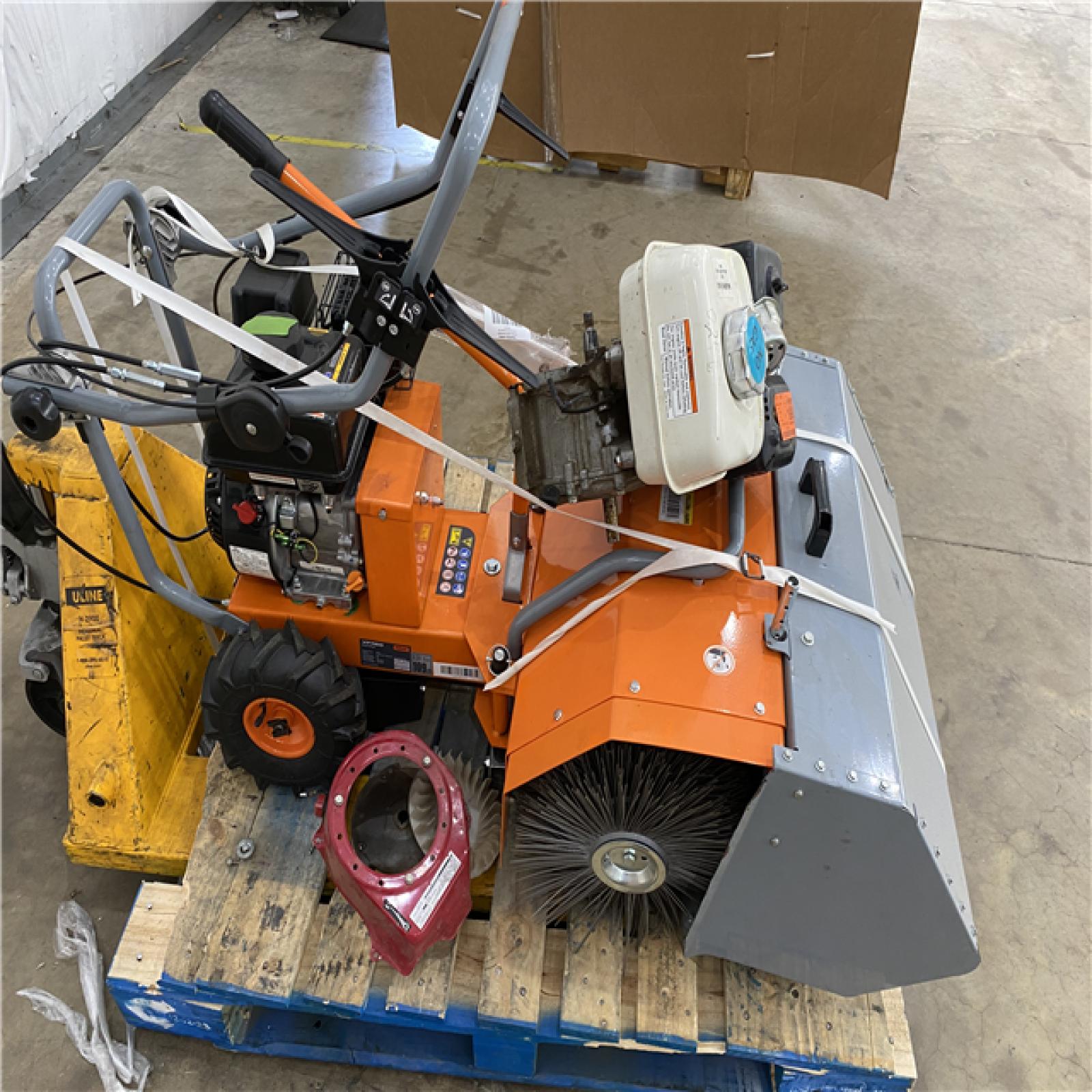 Houston Location - AS-IS Yardmax 209cc Power Sweeper