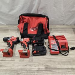 AS-IS Milwaukee M18 Compact Brushless 2-Tool Combo Kit