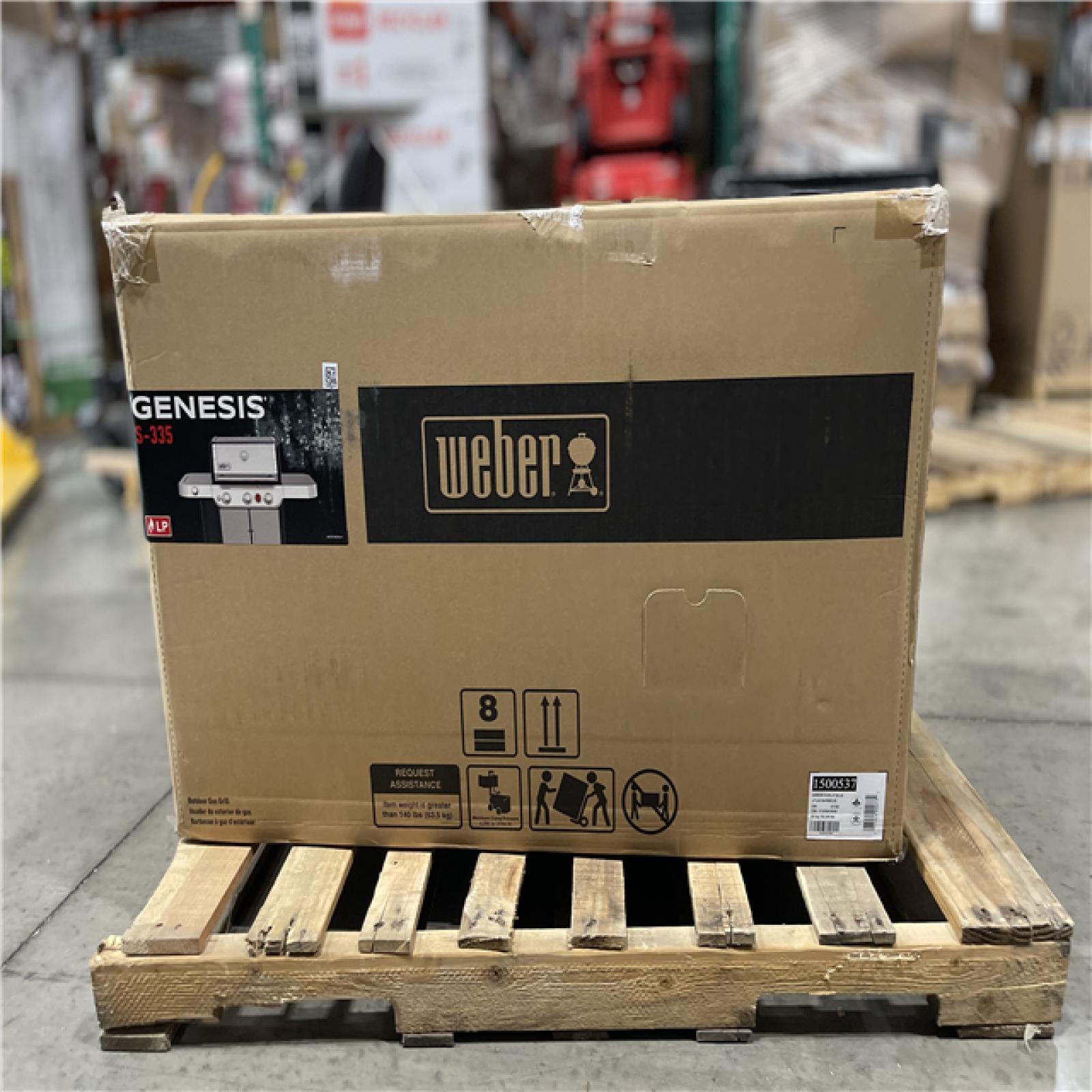 DALLAS LOCATION- Genesis S-335 3-Burner Liquid Propane Gas Grill Stainless Steel