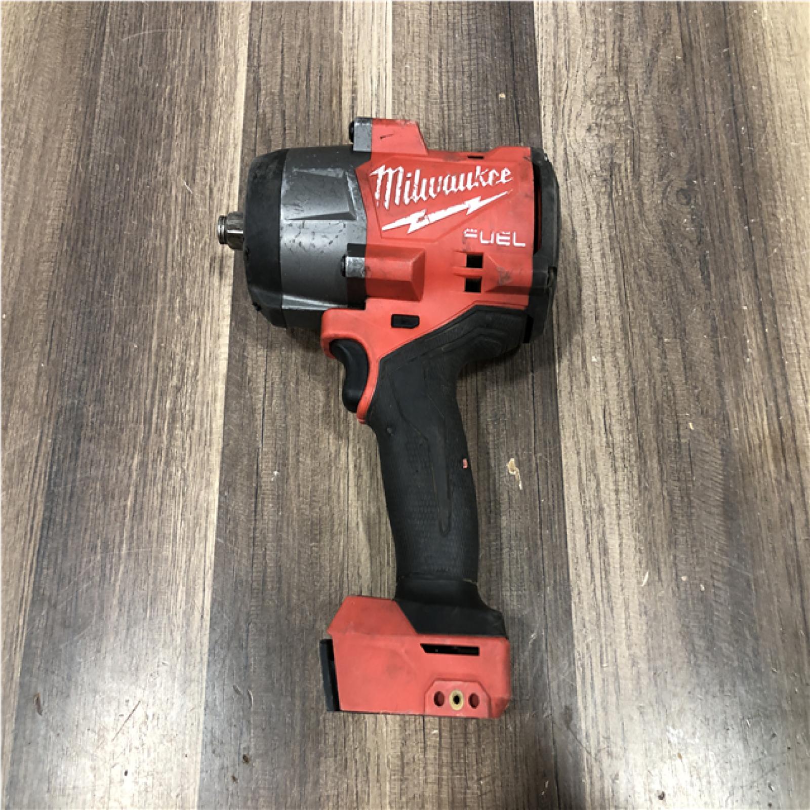 AS-IS Milwaukee FUEL 18V Lithium-Ion Brushless Cordless 1/2 in. Impact Wrench with Friction Ring (Tool-Only)