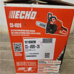 Phoenix NEW ECHO 20 in. 50.1 cc 2-Stroke Gas Rear Handle Chainsaw