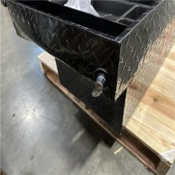 California AS IS Husky 71 in. Saddle Truck Box Graphite dents