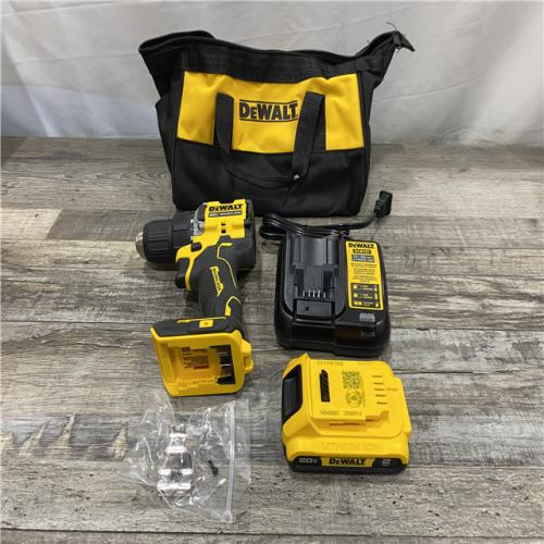 AS-IS DEWALT Atomic 20V Lithium-Ion Cordless Compact 1/2 in. Drill/Driver Kit