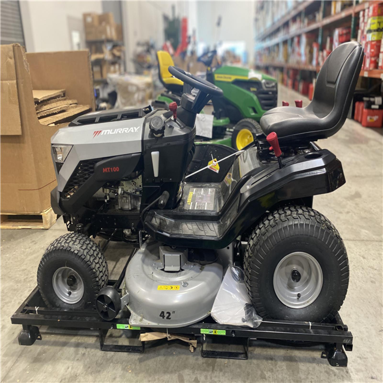 Dallas Location - As-Is Murray MT100 42 in. 13.5 HP Gas Riding Lawn Tractor Mower