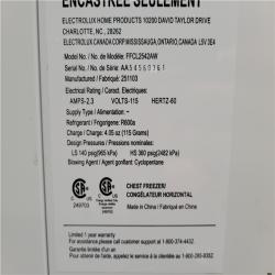 California AS-IS Frigidaire 25 cu. ft. Freezer  Model # FFCL2542AW