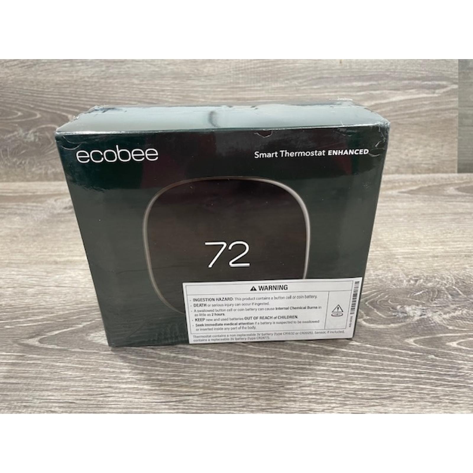 NEW - Ecobee Smart Thermostat Enhanced  Black