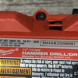 AS-IS Milwaukee FUEL 18V Lithium-Ion Brushless Cordless Hammer Drill and Impact Driver Combo Kit