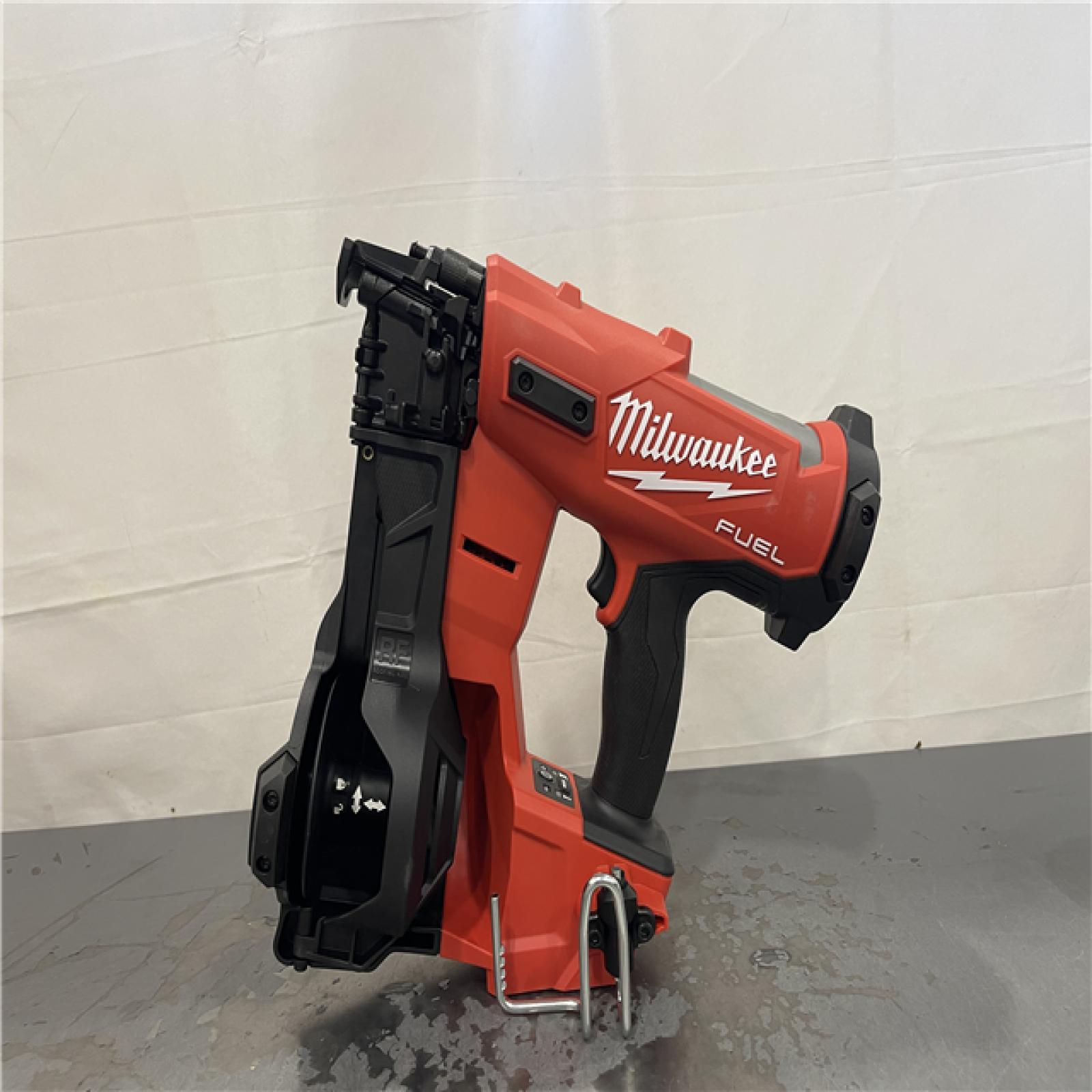 AS-IS- Milwaukee M18 FUEL 18-Volt Lithium-Ion Brushless Cordless Coil Roofing Nailer (Tool Only)