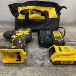 AS-IS DEWALT Atomic 20V Lithium-Ion Cordless Compact 1/2 in. Drill/Driver Kit
