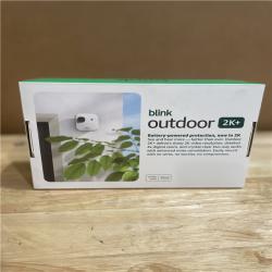 NEW! - Blink Outdoor 2K+ Battery (Newest Model)Wireless Smart Security Camera 2K Resolution Sync Module Core Included 5-Cameras White
