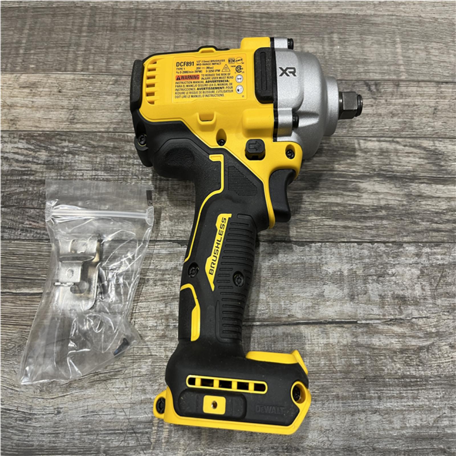 AS-IS DEWALT 20V MAX XR Cordless 1/2 in. Impact Wrench (Tool Only)