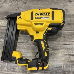 AS-IS DEWALT 20V MAX XR Lithium-Ion Cordless 18-Gauge Narrow Crown Stapler Kit