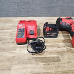 HOUSTON LOCATION - AS - IS Milwaukee 18-Volt Lithium-Ion Brushless 1/2 in. High Torque Impact Wrench with Friction Ring W/ BATTERY & CHARGER