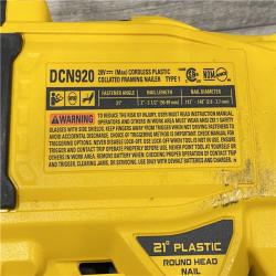 AS-IS DEWALT 20-Volt 21° Cordless Framing Nailer (Tool-Only)