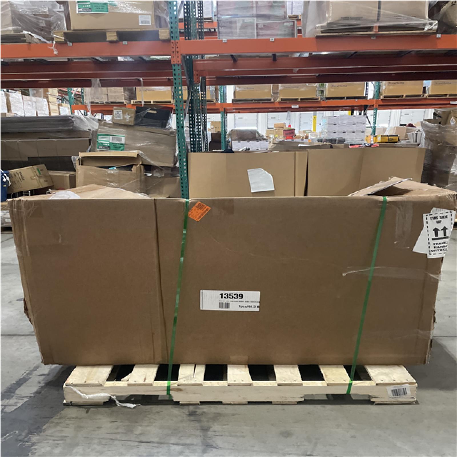 DALLAS LOCATION- AS-IS Light Honet/ Light Brown Bench