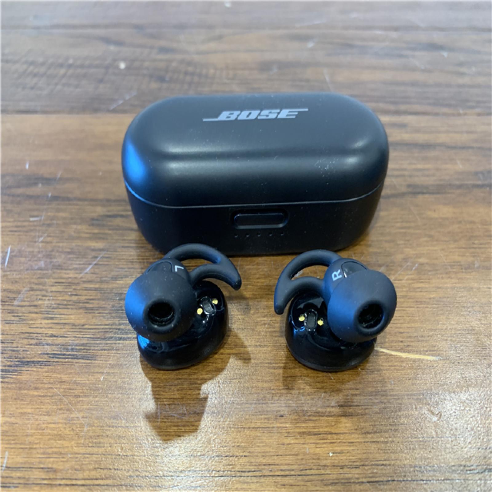 AS-IS Bose - QuietComfort True Wireless Noise Cancelling In-Ear Earbuds - Black