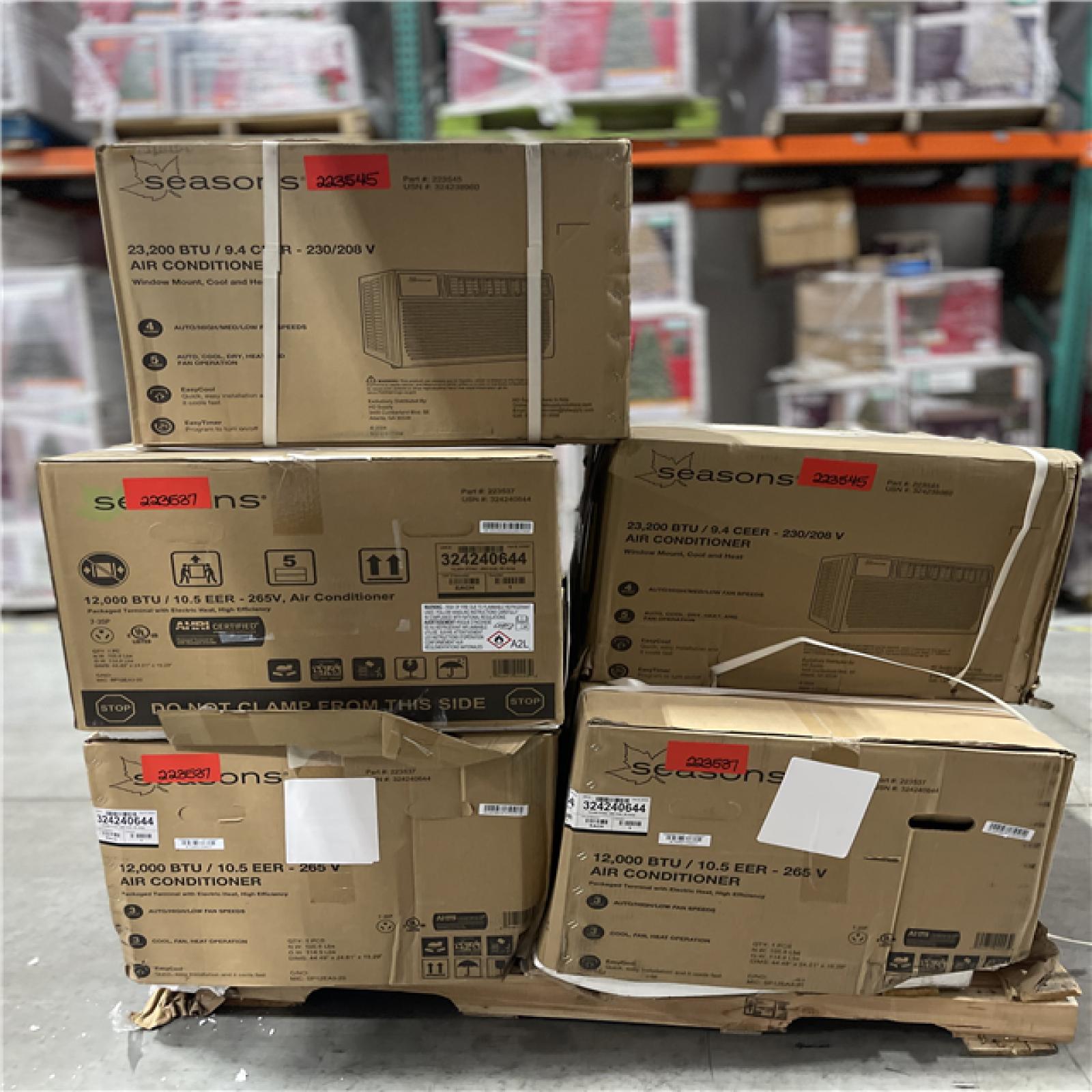 DALLAS LOCATION - SEASONS MIXED AIR CONDITIONER PALLET