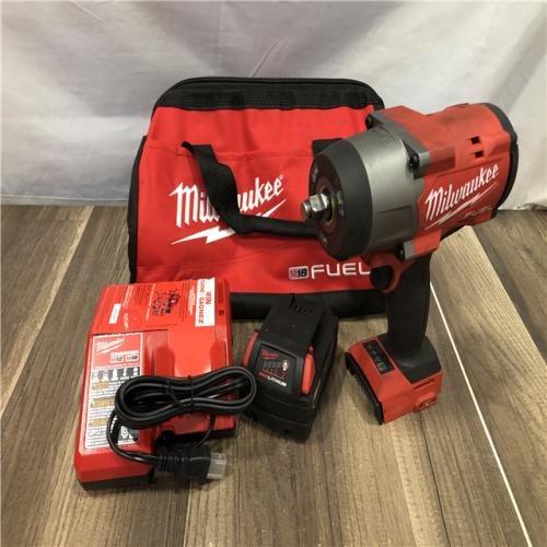 AS-IS Milwaukee FUEL 18V Lithium-Ion Brushless Cordless 1/2 in. Impact Wrench w/Friction Ring Kit