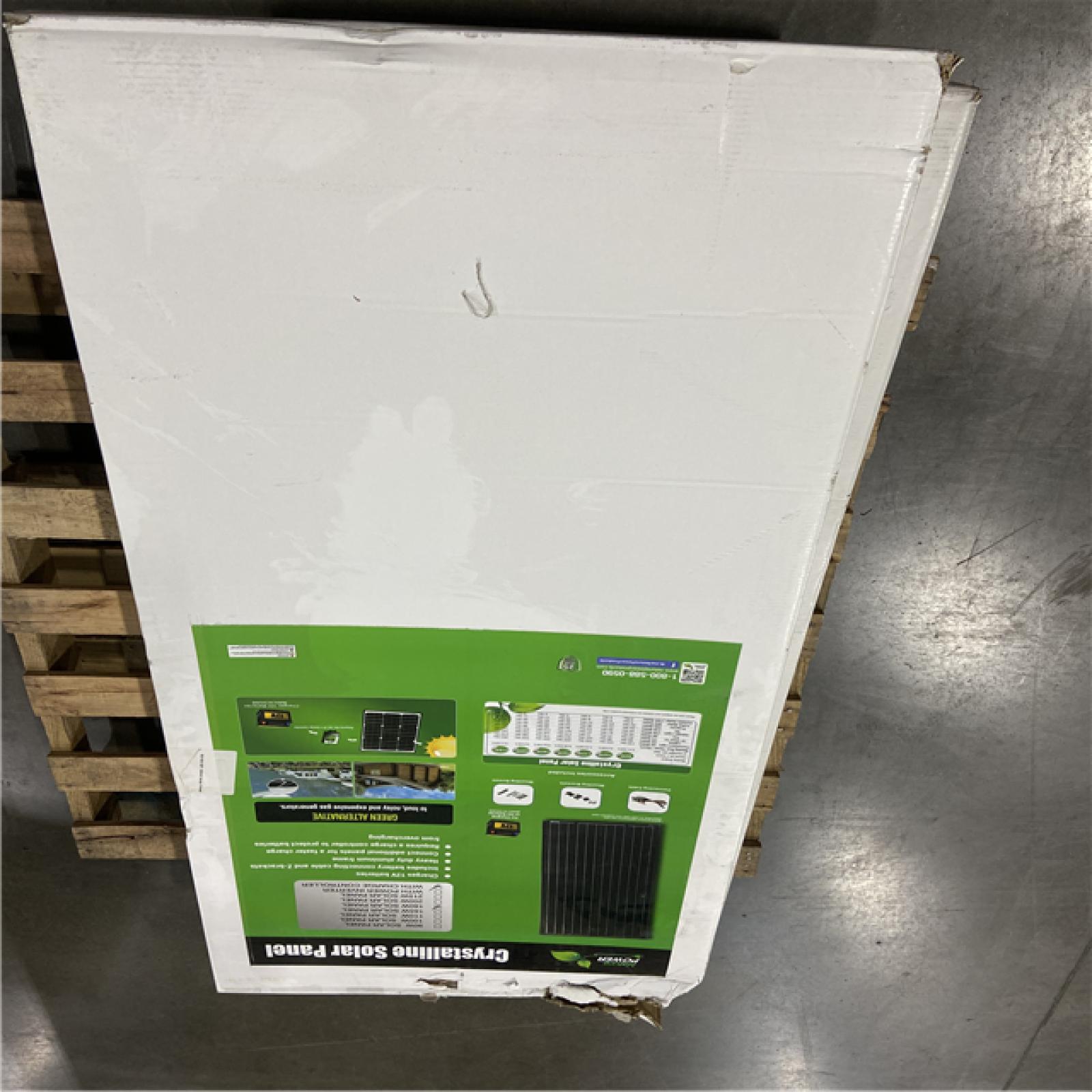 DALLAS LOCATION - 12V CRYSTALLINE SOLAR PANEL - 2 UNITS