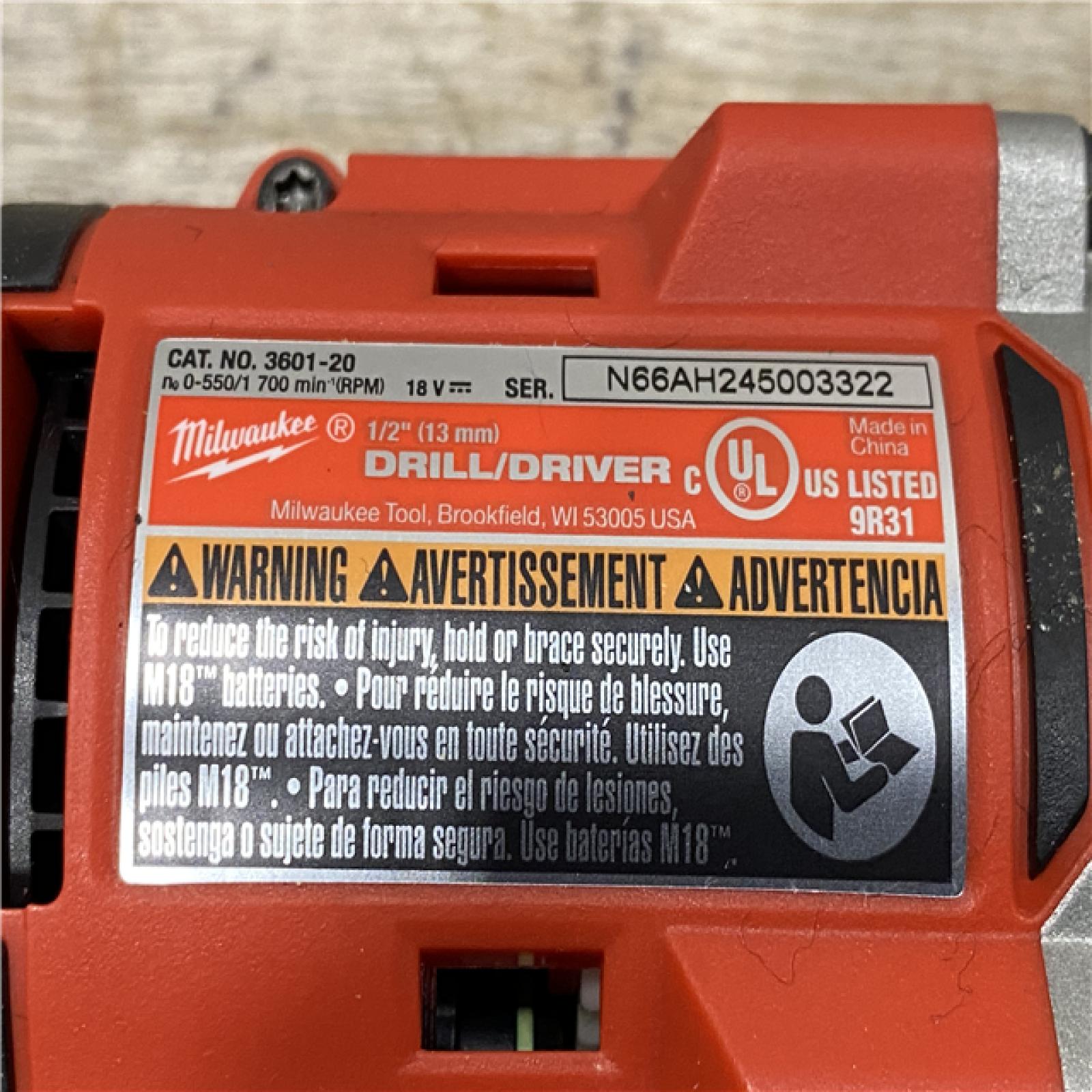 AS-IS Milwaukee 18V Lithium-Ion Brushless Cordless Compact Drill/Impact Combo Kit