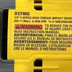 AS-IS DEWALT 20V MAX XR Cordless Impact Driver (Tool Only)