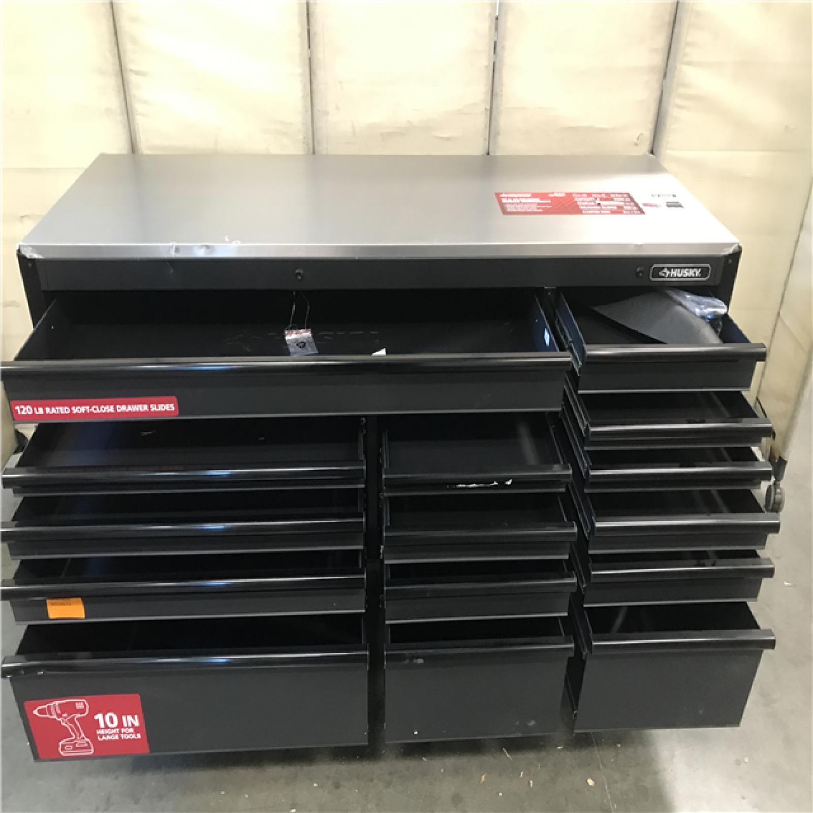 California AS-IS 72 In. 15-Drawer Mobile Workbench