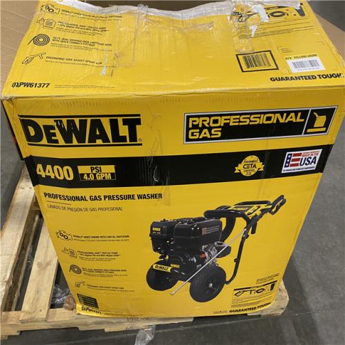Dallas Location - As-Is DEWALT 4400 PSI 4.0 GPM Gas Pressure Washer