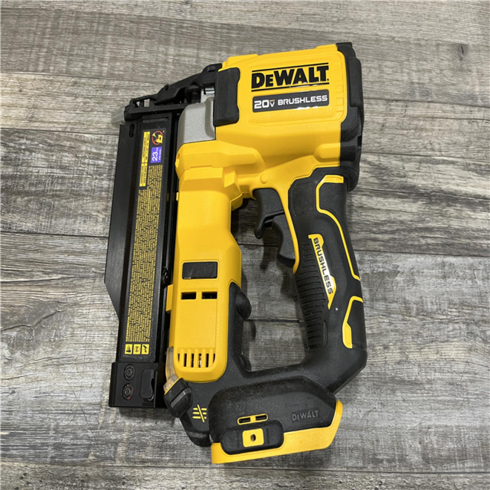 AS-IS DEWALT ATOMIC 20V MAX Lithium Ion Cordless 23 Gauge Pin Nailer (Tool Only)