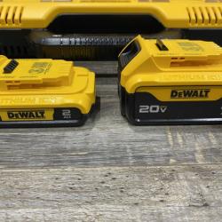 LIKE NEW - DEWALT 20-Volt MAX 4-Port Charger with 20-Volt MAX Lithium-Ion 5.0 Ah and 2.0 Ah Batteries