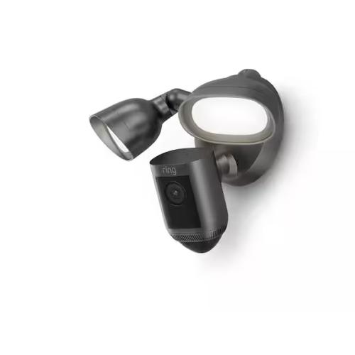 NEW! - Ring Floodlight Cam Pro Wired - Outdoor Smart Security Camera with 3D Motion Detection,