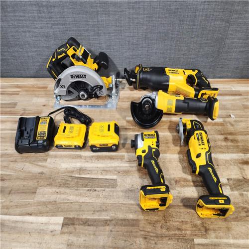 HOUSTON LOCATION - AS - IS DEWALT 20V MAX Lithium-Ion Cordless 5-Tool Combo Kit