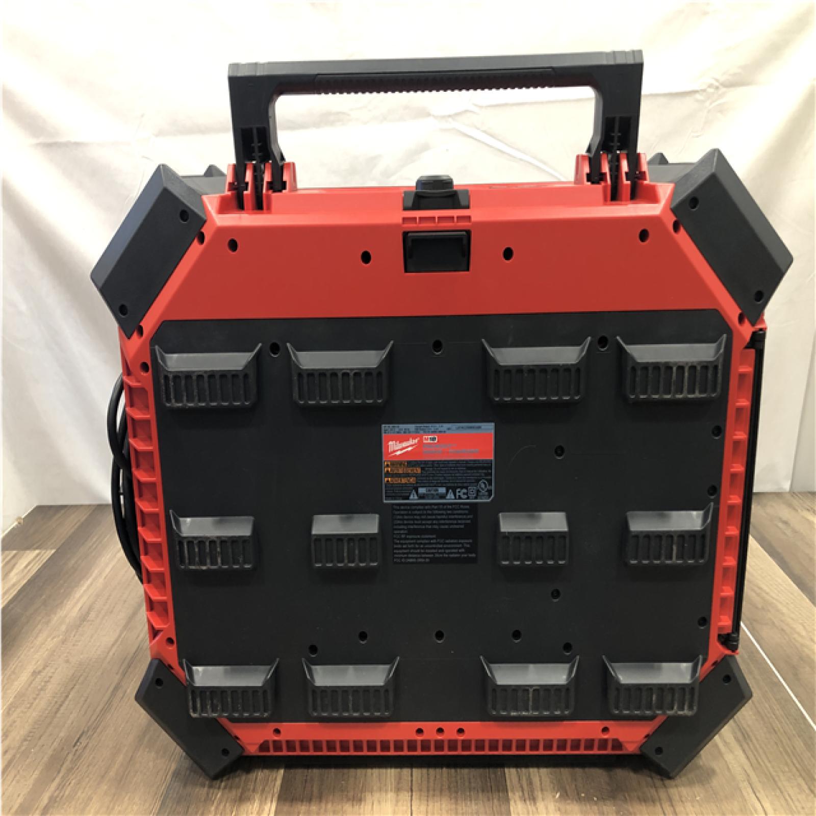 AS-IS Milwaukee Lithium-Ion Cordless PACKOUT Radio/Speaker with Built-In Charger