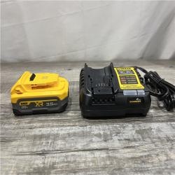 AS-IS DEWALT 20V MAX XR POWERSTACK Lithium-Ion Battery Starter Kit with 3.5Ah Battery and Charger