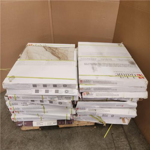 Phoenix Daltile Rivermont Oro 24 in. x 24 in. Polished Porcelain Stone Look Floor and Wall Tile (325 sq. ft./22 case)