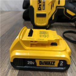 AS-IS DEWALT 20V MAX XR Lithium-Ion Cordless 2-1/2 in. 15-Gauge Finish Nailer Kit